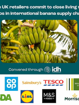 UK retailers commit to close living wage gaps in international banana supply chains